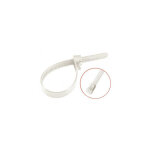 Vis express - colliers de serrage r�ouvrable 7. 6x300 nylon blanc polyamide 6. 6 - 1 piece