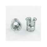 Vis express - ecrou cage rond m8 epaisseur tole 1  6 cv4828hg acier zingu - 10 pices