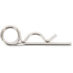 Vis express - goupille beta double spire pour trou 4 inox a4 - 1 piece