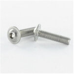 Vis express - vis m�taux bhc (t�te bomb�e hexagonal creux) embase collerette m3x16 cl� de 2 hc2 inox ...