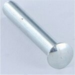 Rivet  frapper tte goutte de suif 4x8 acier zingu - 1 pice