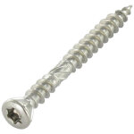 Vis express - vis terrasse double filet t�te frais�e tf torx t25 5x60 pointe antifendage type 17 inox ...