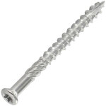 Vis express - vis terrasse t�te frais�e bomb�e tfb torx t25 5x60 inox a4 - 200 pi�ces