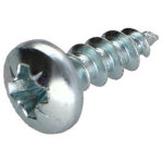 Vis express - vba vis bois agglo t�te ronde tr pozi n�3 6x16 acier zingu� - 100 pi�ces