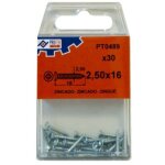 Vis lag avec plat pozi zn c / 9 - 4x40 mm Vis lag avec plat pozi zn c / 9 - 4x40 mm
