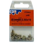 Vis lag w / plan pozi bic c / 30 - 3x16 mm