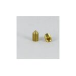 Vis mtaux laiton sans tte six pans creux (sthc) cl de 2 hc2 m4x6 bout pointeau - 1 piece