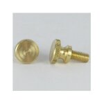 Vis m�taux laiton t�te cylindrique tc molet�e m6x30 - 1 pi�ce