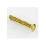 Vis m�taux laiton t�te frais�e bomb�e tfb fendue m6x60 - 1 pi�ce