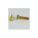 Vis mtaux laiton tte hexagonale th m12x25 - 1 pice