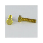 Vis mtaux laiton tte hexagonale th m8x45 - 1 piece