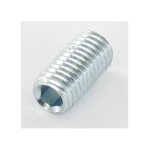 Vis m�taux sans t�te six pans creux (sthc) cl� de 3 hc3 m6x6 bout plat acier zingu� - 1 piece
