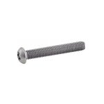 Vis  mtaux tte bombe six lobes inviolable - avec tton central - inox a2 4x20 mm - bote de 100