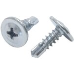 Protektor - vis  tle  tte plate, empreinte cruciforme 1000 pices, vis argent pour cloisons sches, ...