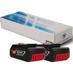 Visiodirect - lot de 2 batteries pour bosch gsb 18v - li perceuse � percussion 4000mah 18v
