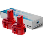 Visiodirect - lot de 2 batteries pour makita 6316d perceuse sans fil 3000mah 12v