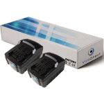 Visiodirect - lot de 2 batteries pour metabo ssd 18 lt / ltx visseuse � chocs 3000mah 18v