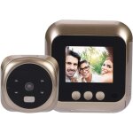 Visionneuse de porte 2. 4 pouces hd �cran d'affichage maison intelligente sonnette cam�ra de s�curit� ...