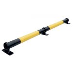 Viso - jamais utilise] but�e de protection pour parking acier et fonte noir / jaune - parksteel200