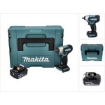 Visseuse  chocs sans fil makita dtw 180 g1j 18 v 180 nm 3 / 8' brushless + 1 batterie 6, 0 ah + makpac ...