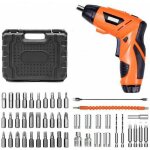 Visseuse perceuse sans fil tournevis electrique double morphologie rechargeable usb 4. 2v 1500mah 230rpm ...