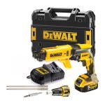 Visseuse  placo 18v dewalt dcf620p1k - qw brushless avec coffret, une batterie 5, 0 ah et un chargeur ...