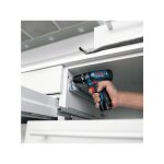 Visseuse sans fil 12v gsr 12v - 15 - bosch - avec 1 batterie 12v 2ah - chargeur - housse - 060186810f ...
