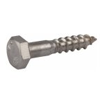 Tirefond viswood tête hexagonale - inox a2 - 10 x 60 mm - sachet de 20 Tirefond viswood tête hexagonale - inox a2 - 10 x 60 mm - sachet de 20