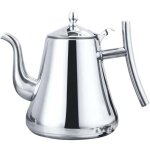 Vitdipy - th�i�re - 2 litres - avec filtre - th�i�re � double paroi - th�i�re en acier inoxydable - cafeti�re ...