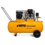 Vito pro - power - compresseur � courroie 100 litres 2. 5 cv 1. 9 kw 230v ac pression 10 bar vito