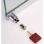 Vitris - cl� de montage pour barillet secura - d�cor : rouge / nickel�