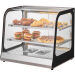 Vitrine chauffante commerciale a 2 niveaux, presentoir a chaud 850 w, avec verre trempe et chauffage ... Vitrine chauffante commerciale a 2 niveaux, presentoir a chaud 850 w, avec verre trempe et chauffage ...