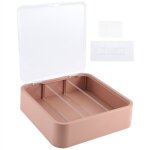 Vitrine murale transparente, couleur caf� au lait