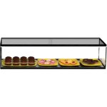 Vitrine neutre rectangulaire en verre tremp� - l 555 / 1200 mm - sayl