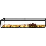 Vitrine neutre rectangulaire en verre tremp� - l 555 / 1200 mm - sayl