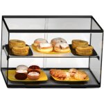 Vitrine professionnelle neutre 2 etag�res sans led - l 555 / 920 / 1200 mm - sayl