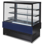 Vitrine r�frig�r�e s�rie luxe - vitrage droit - positive + 2� / + 4�c - larg. 2446 mm - isotech