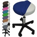 Drap housse de protection en ponge pour tabouret rond - bleu azur vivezen