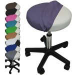 Drap housse de protection en ponge pour tabouret rond - violet vivezen