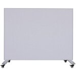 Vivol - cloison mobile - panneau acoustique / tableau blanc - 160x120 cm - gris clair / blanc Vivol - cloison mobile - panneau acoustique / tableau blanc - 160x120 cm - gris clair / blanc