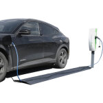 Tapis pour câbles de charge / protecteur de câble en caoutchouc - largeur 40 cm - par mètre linéaire Tapis pour câbles de charge / protecteur de câble en caoutchouc - largeur 40 cm - par mètre linéaire