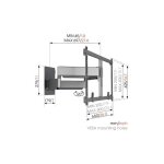 Vogels - vogel's elite tvm5855 120° schwenkbar tv - wandhalter 55 - 100' (140 - 254 cm) Vogels - vogel's elite tvm5855 120° schwenkbar tv - wandhalter 55 - 100' (140 - 254 cm)
