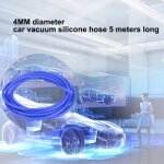 Voiture auto 4mm 5 m�tres silicone tube � vide tuyau tuyau silicone tube universel bleu