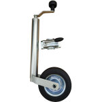 Aougo - volant avec fourche diamètre 48mm + flasque remorque, roue jockey classique pour remorque Aougo - volant avec fourche diamètre 48mm + flasque remorque, roue jockey classique pour remorque