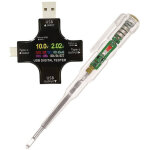 Voltm�tre amp�rem�tre 1 pc testeur de testeur pd de type c m�tre num�rique de adaptateur 3 en 1 moniteur ...