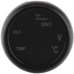 Eosnow voltmtre  double affichage numrique led, thermomtre, allume - cigare, chargeur de voiture ...
