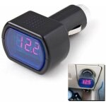 Voltmetre testeur de batterie auto voiture camion caravane 12v 24v allume - cigare - lablanc