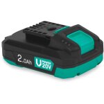 Vonroc batterie 20v - 2. 0ah - port usb - c bidirectionnel - batterie et powerbank en un - compatible ...