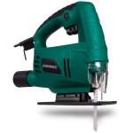 Scie sauteuse 550w - 1 lame de scie, syst�me de changement rapide, accessoires et sac de rangement inclus ...