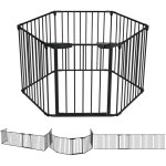 Vounot� barri�re de s�curit� pliable pr� - assembl�e 3. 75m - 6 panneaux - grille de protection chemin�e ...
